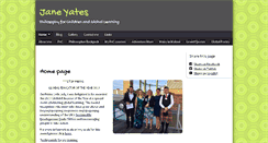 Desktop Screenshot of janeyates.net