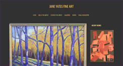 Desktop Screenshot of janeyates.com